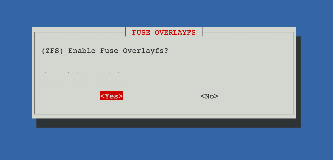 ZFS/Fuse Overlayfs Window